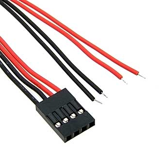 BLS-4 AWG26 0.3M - Межплатный кабель питания BLS-4*2, AWG26, 0.3 м