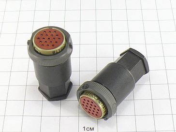 Розетка РС19АТВ с кожухом "ОС"