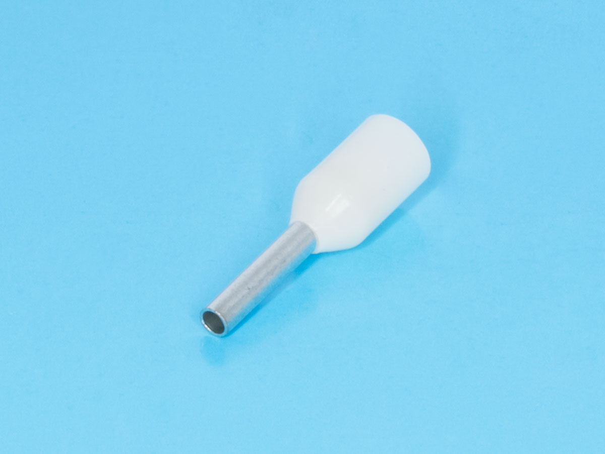 TIC-0.5-6 - Наконечник 6мм для обжима многожильного кабеля  0,5мм, изолированный, кратно 100шт.