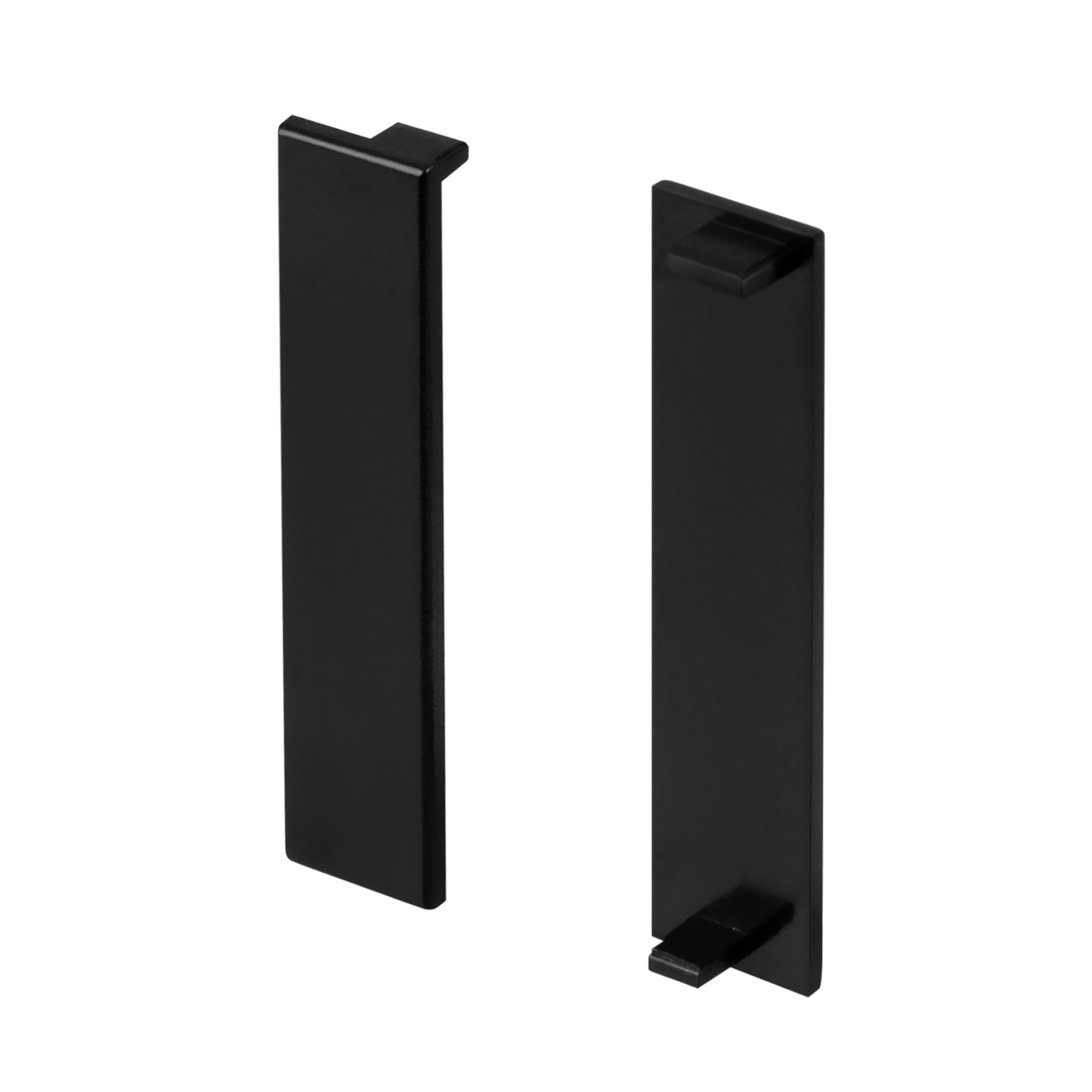 Заглушка PLINTUS-H54 BLACK 046164 - Пара глухих заглушек для профиля PLINTUS-H54 черного цвета. Материал пластик.  В комплекте 2 шт., цена за 1 комплект.