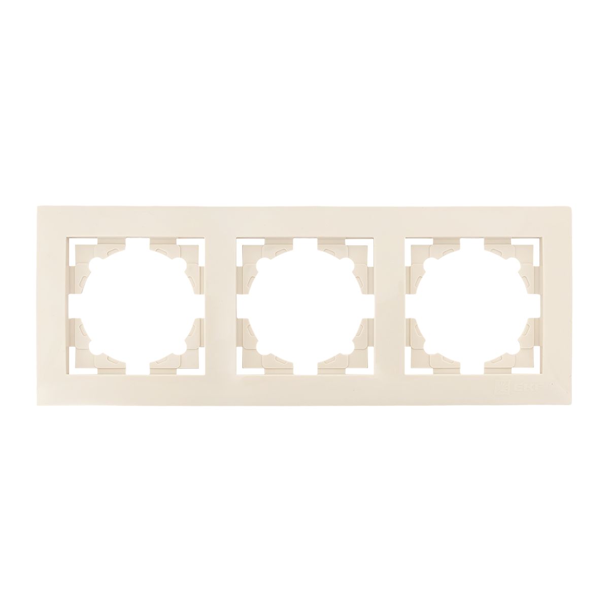 Валенсия Рамка 3-местная кремовая EWM-G-303-20