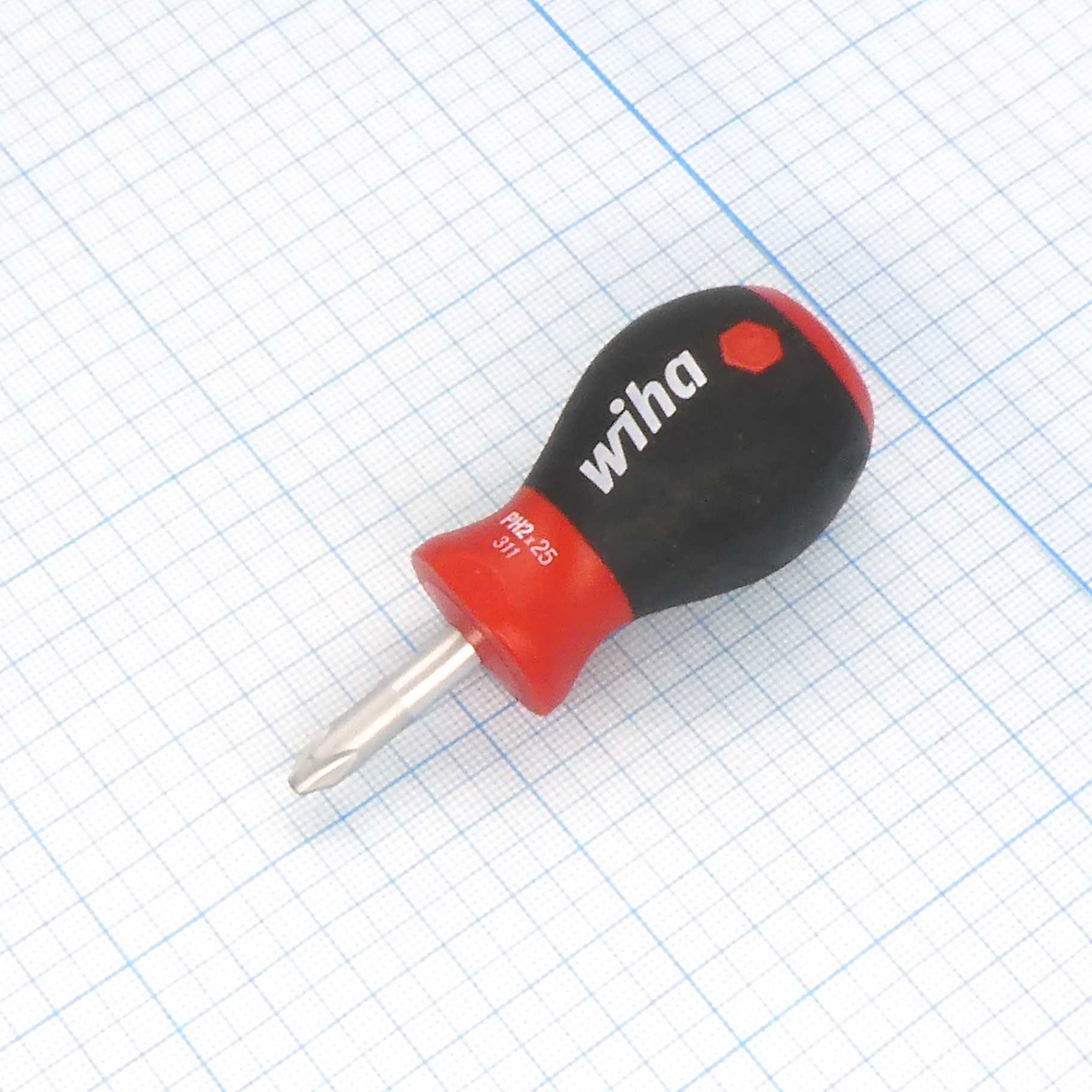 Отвертка 311SF  PH 2x 25 - Крестовая отвертка Philips SoftFinish PH2x25 мм