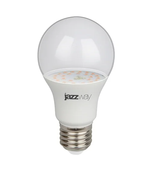 Лампа светодиодная LED 9Вт A60 Е27 CLEAR ( для растений)