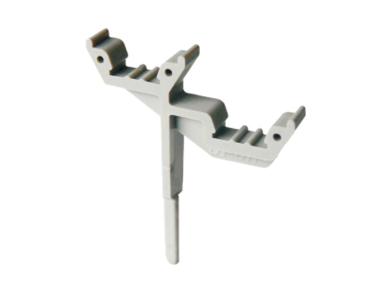 Держатель маркировки UJ5 4-2 - Держатель маркировки, 2 слота для шильдиков, для клемм 1,5 мм кв., цвет: серый тип монтажа: в гнездо для перемычек