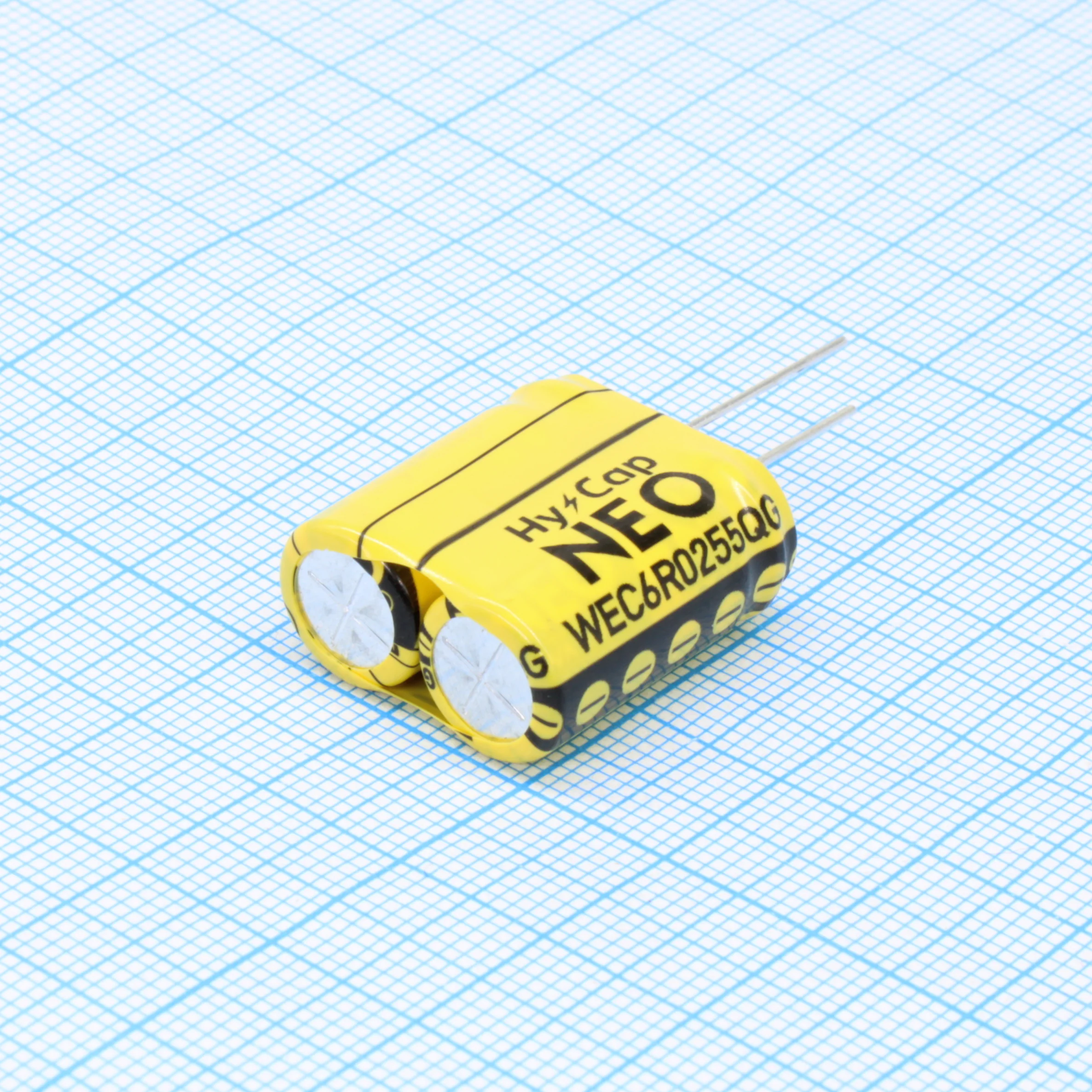 WEC6R0255QG I - Ионистор 2.5F 6V 10.5x21x22.5мм радиальные выводы 5.5mm