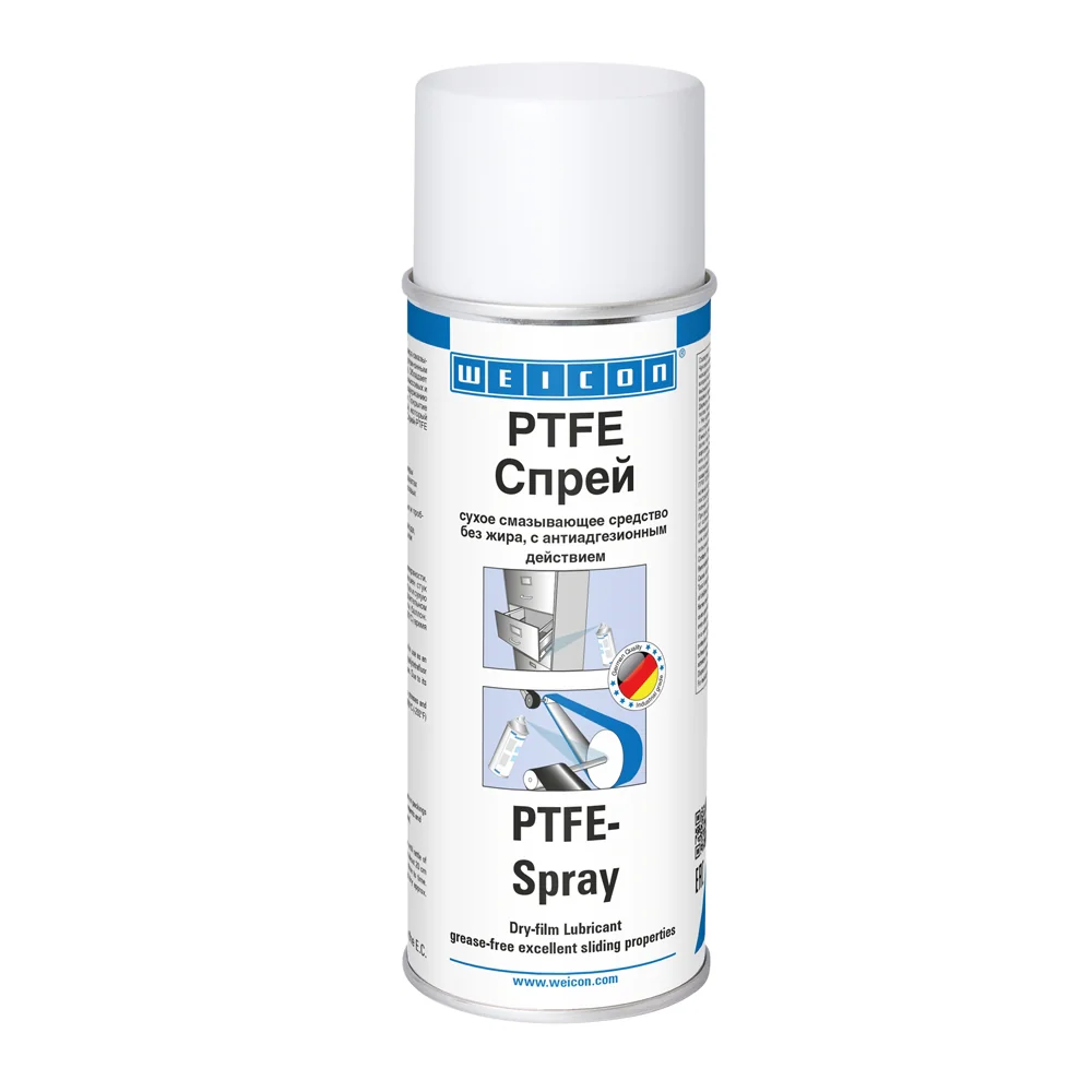 wcn11300400 - 10000151 WEICON PTFE Спрей (400 мл) Сухая смазка на основе тефлона