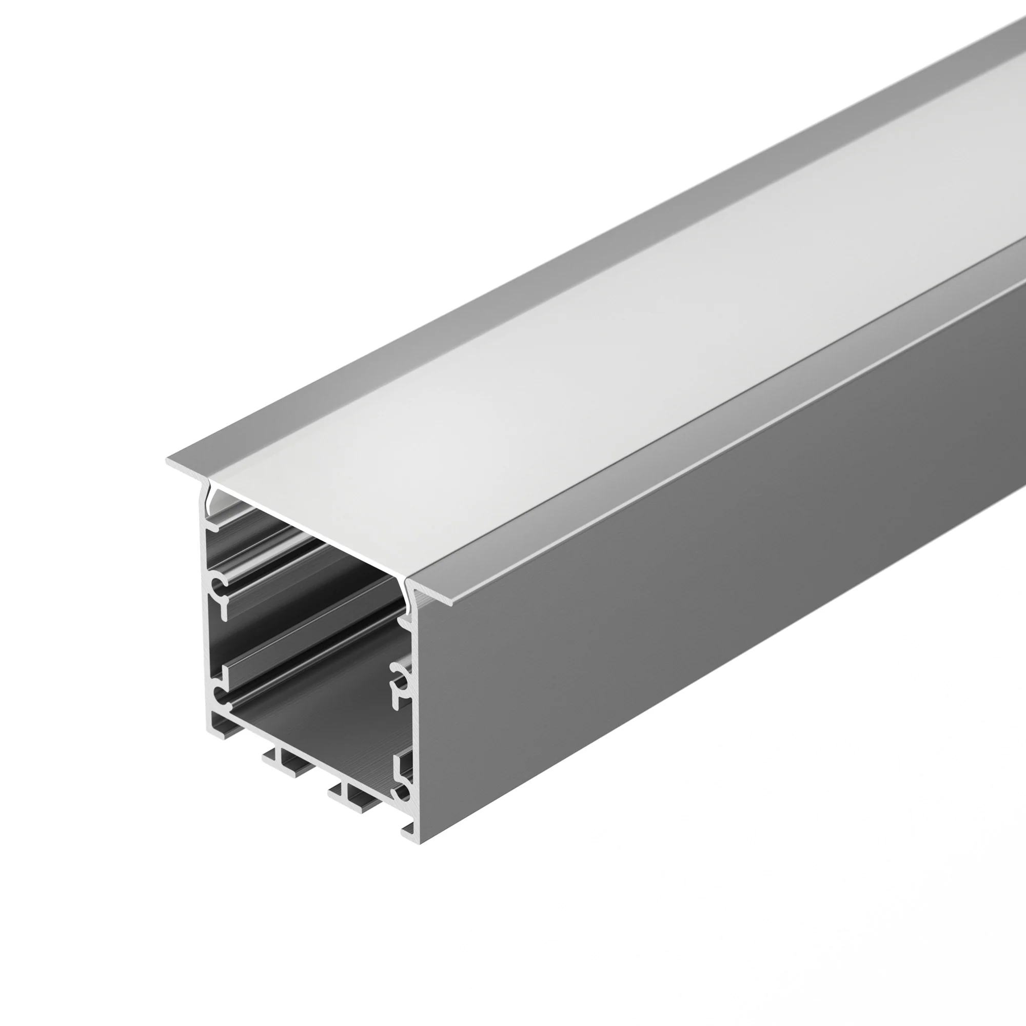 Профиль LINIA49-F-S-2500 ANOD 041871 - Алюминиевый анодированный профиль для светодиодных лент и линеек. Габаритные размеры (LхWхH): 2500x46x35,5 мм, паз для установки 35 мм. Ширина площадки для ленты 26 мм. Экраны, заглушки и другие аксессуары приобретаю