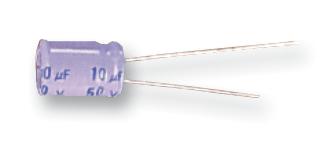 ECEA1HN4R7U - Конденсатор алюминиевый электролитический 4.7мкФ 50В 20% (5 X 11мм) радиальные выводы 2мм 30мА 2000час 85°С Россыпь