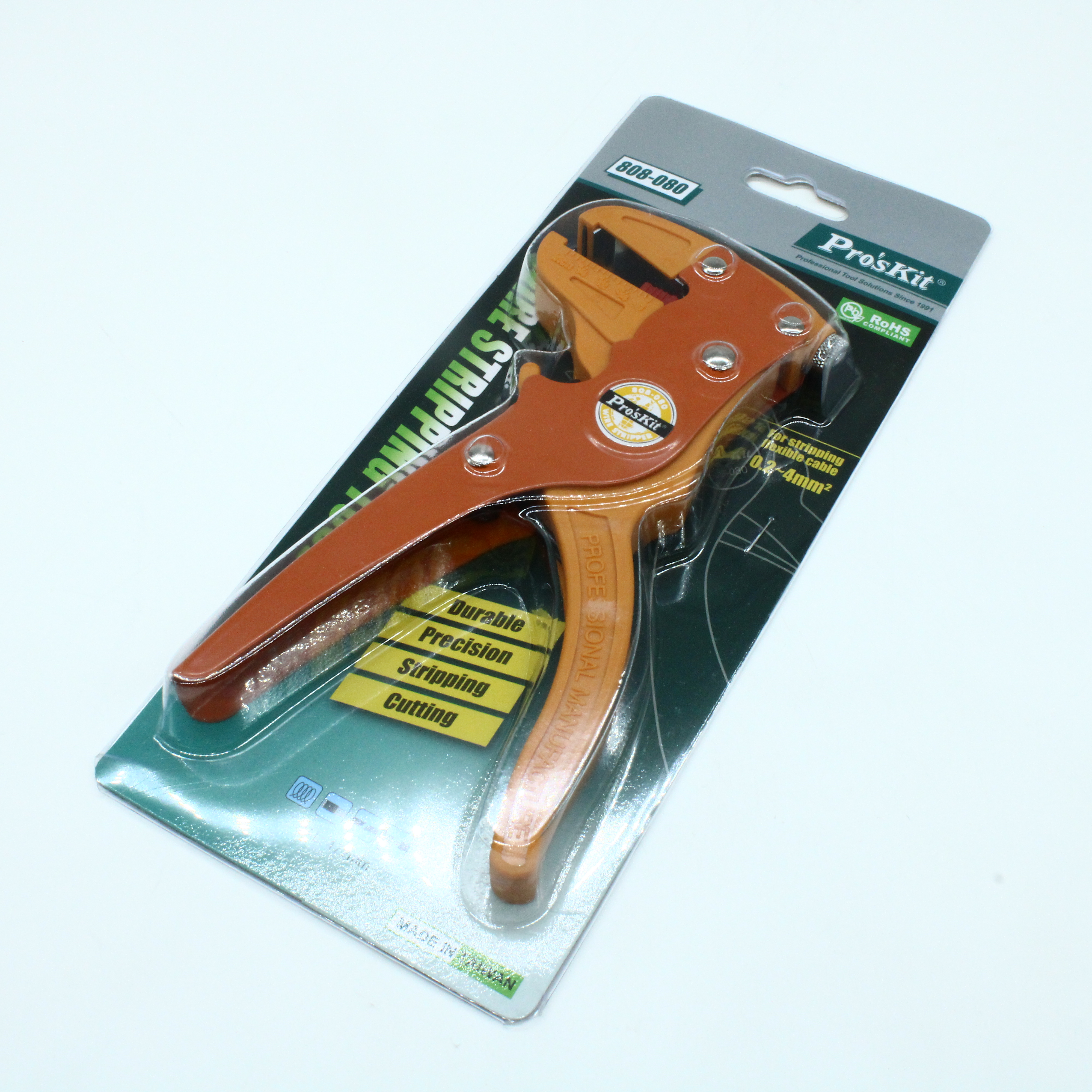 808-080 - Клещи для зачистки проводов сечением 0,2 - 4 мм2