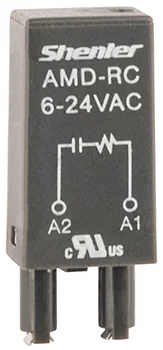 Модуль AMD-RC 24-250V AC - Модуль для реле, 24 - 60VAC, резистор, конденсатор, цвет: черный, для колодок: SRU, SKF14, SKC, SKB, STB, SRC*-E, SRB, GZT, GZM, GZS, GZMB, ES32