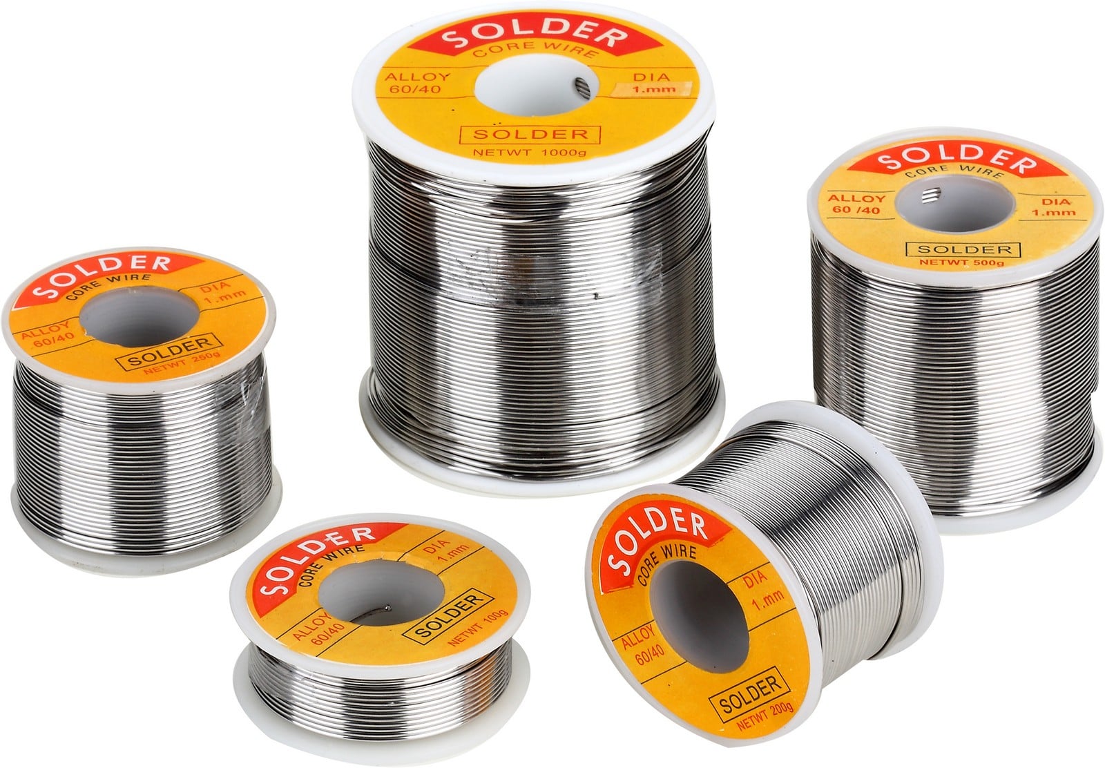 ZD-162 500g - Припой трубчатый с канифолью 2% ПОС61 1.0мм 500гр. катушка