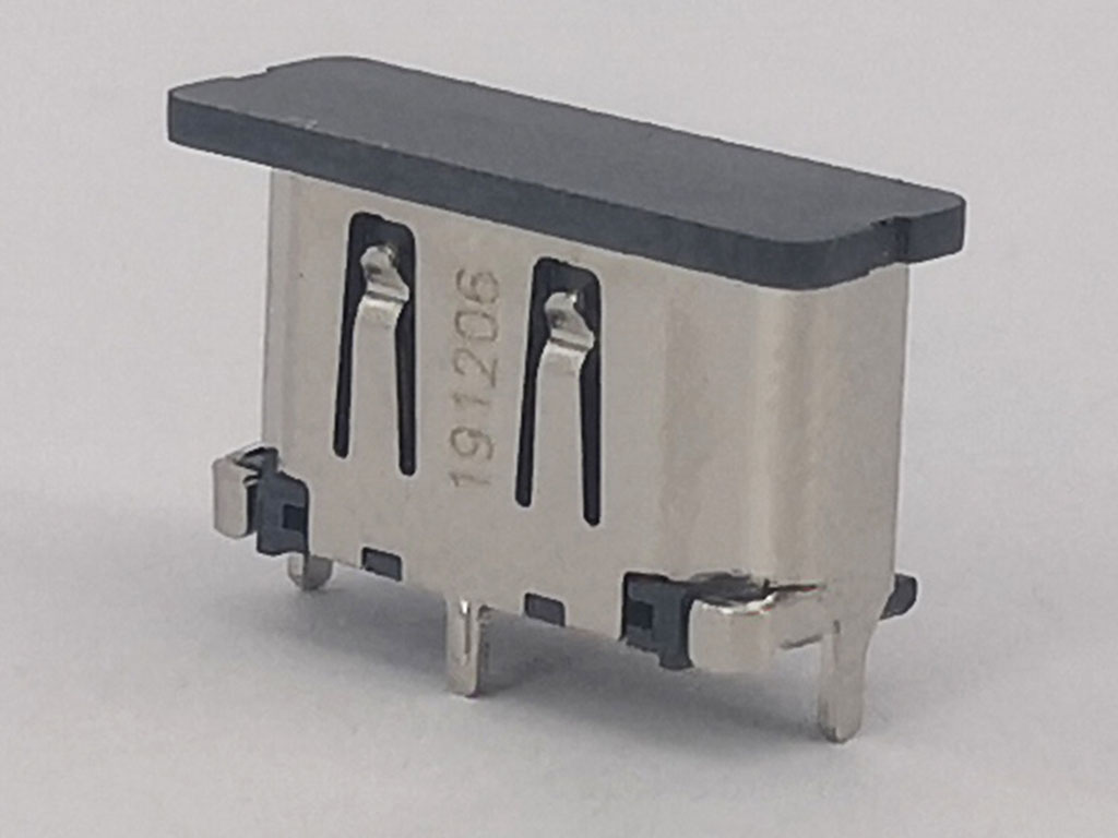 476591101 - Разъем HDMI  вертикальный 19 контактов шаг 0.5мм