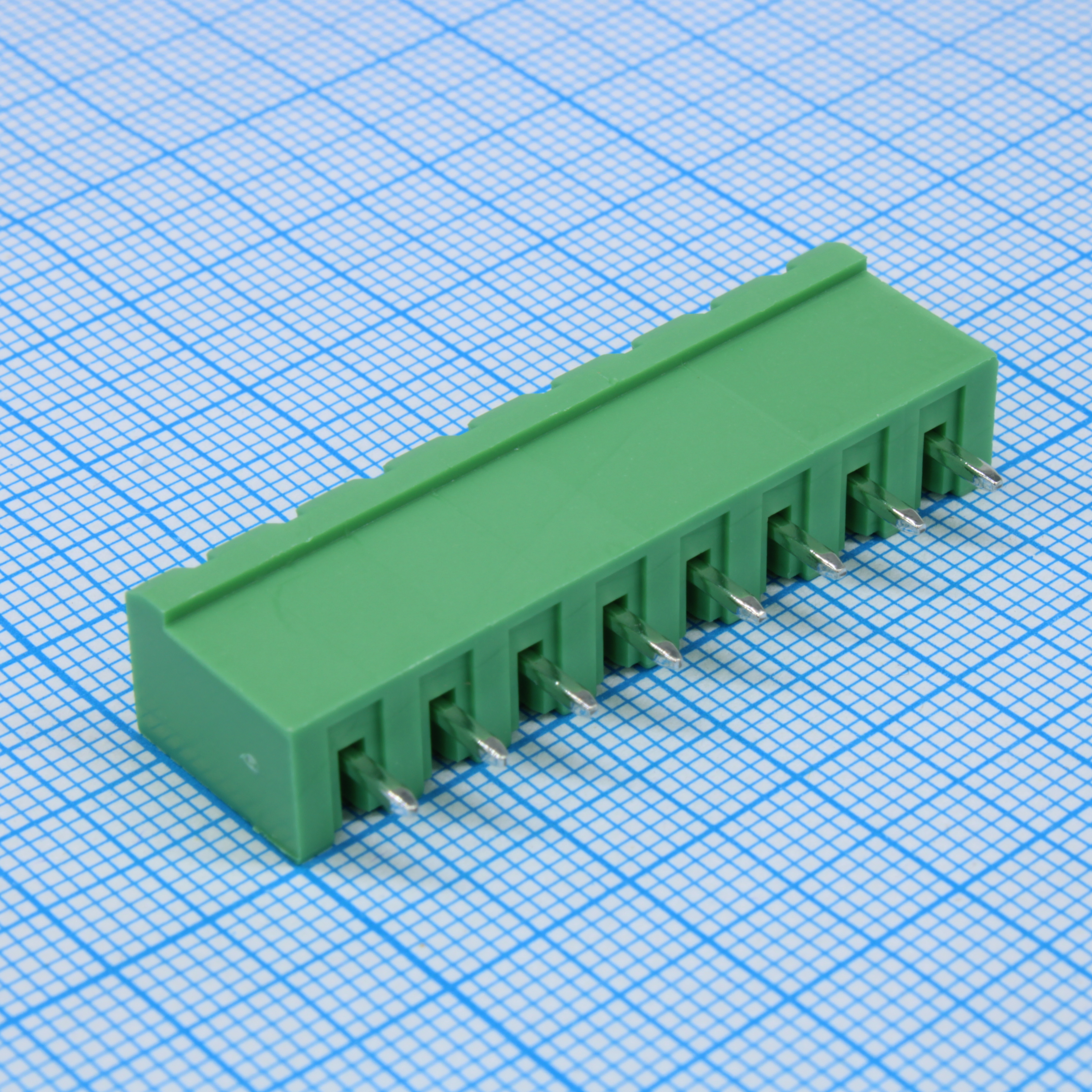 2EDGVC-5.0-08P-14-100A(H) - Разъемный клеммный блок на плату, 8 контактов. Серия 2EDGVC-5.0