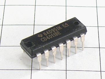 Микросхема CD4011BE