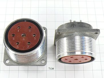 Розетка 2РТТ36Б7Г19В "5"