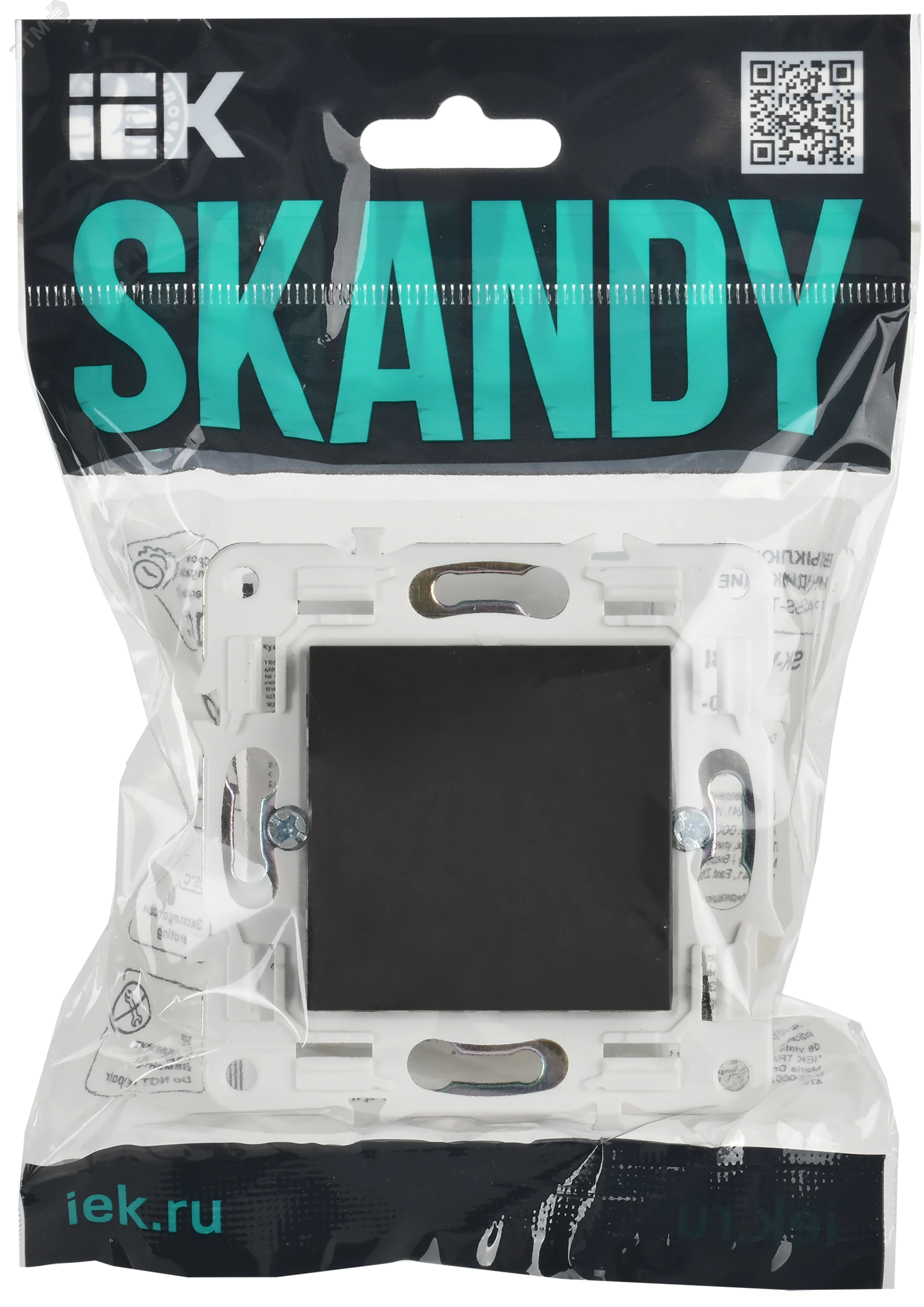 SKANDY Заглушка с суппортом SK-C01G графит IEK SK-PL10-K53