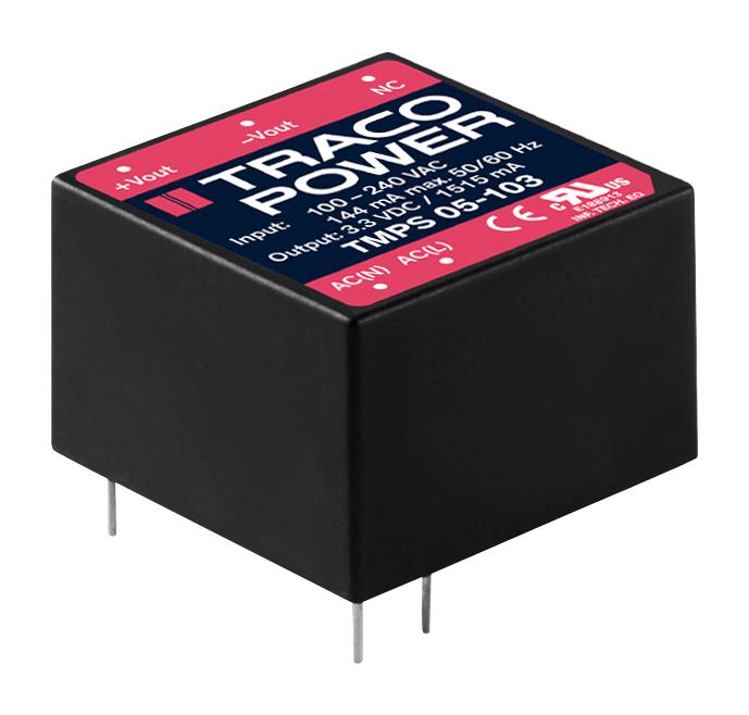 TMPS 05-109 - Преобразователь AC/DC выход 9В 0.555A 5Вт 5-выводов