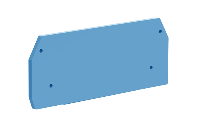 Торцевая крышка 216124 - Торцевая крышка для клемм TA16, цвет: синий