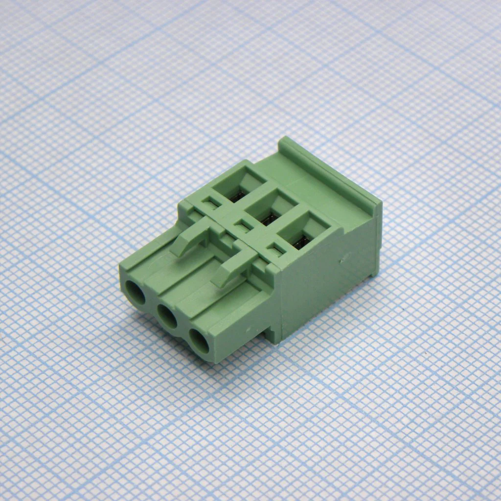 2EDGKA-5.08-03P-14-00A(H) - Разъемный клеммный блок 3 контакта шаг 5.08мм