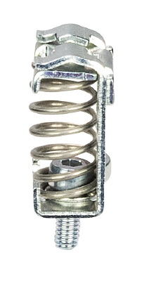 Прижим кабельный WST 8 / D - Зажим для подключения экранированного кабеля, тип фиксации провода: зажим, для кабеля: 3-8 мм, цвет: серый, тип монтажа: болт