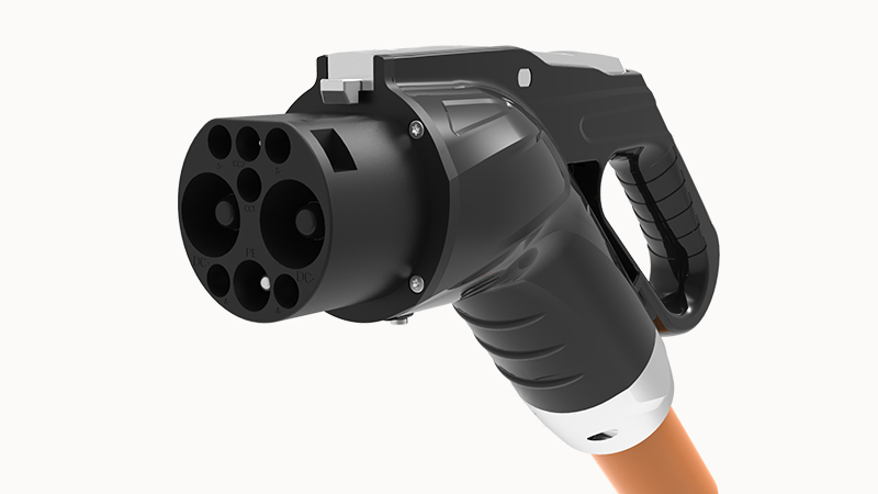 MGDC-T-250A-V-03-5.0M-35A(H) - Зарядный кабель для электромобиля GB/T питание DC 1000V, ток 250А, шнур 5м