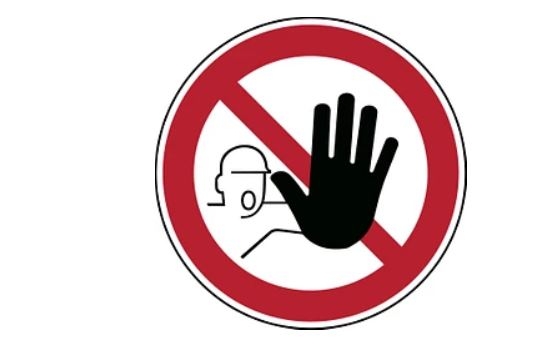 gws223653 - PIC 209, Запрещающие знаки, "Доступ посторонним запрещен", квадрат со стороной 500 мм, B-7538 (полиэстер), 1 шт