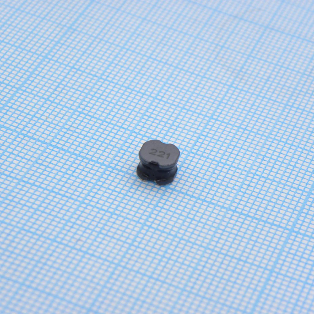 SRN6045-221M - SMD индуктивность проволочная, на ферритовом сердечнике, полуэкранированная 220uH 20% 100KHz 25Q-Factor Ferrite 600mA 1.18Ohm