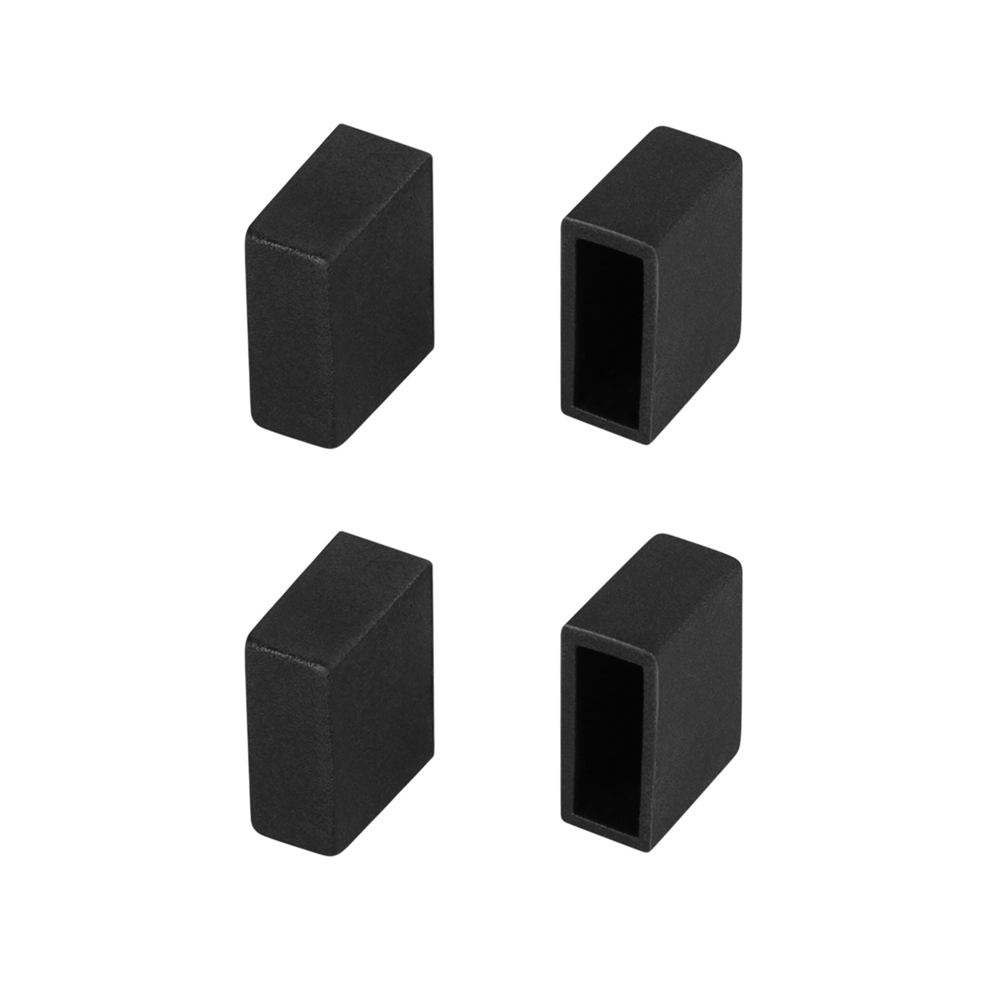 Заглушка WPH-FLEX-0612-SIDE BLACK глухая 045908 - Черная глухая заглушка для силиконового профиля WPH-FLEX-0612-SIDE. Материал - силикон. В комплекте 4 заглушки. Цена за комплект.