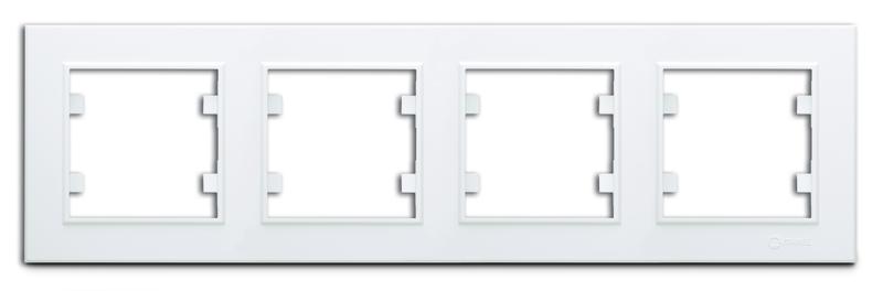 Рамка 4-м Karea горизонт. бел. 56001704
