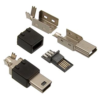 USB/M-SP - Разъем miniUSB M на кабель