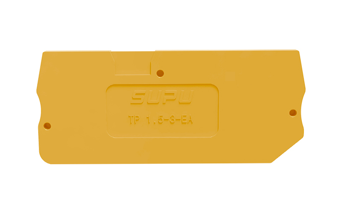 Торцевая крышка TP1.5-3-OG-EA - Торцевая крышка для клемм TP1,5-3-..., цвет: оранжевый