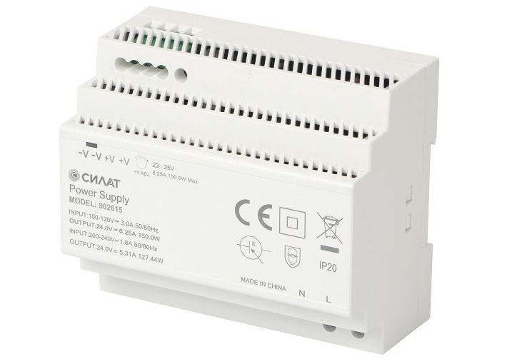 Источник питания 12 V DC/11,3 A, 902610 - Источник питания, однофазный, 12VDC / 11,3A, 135,6W (230VAC), диапазон входн. напр.: 90 - 264VAC / 127 - 370VDC; габариты (мм): 58х90х105, монтаж: на DIN рейку