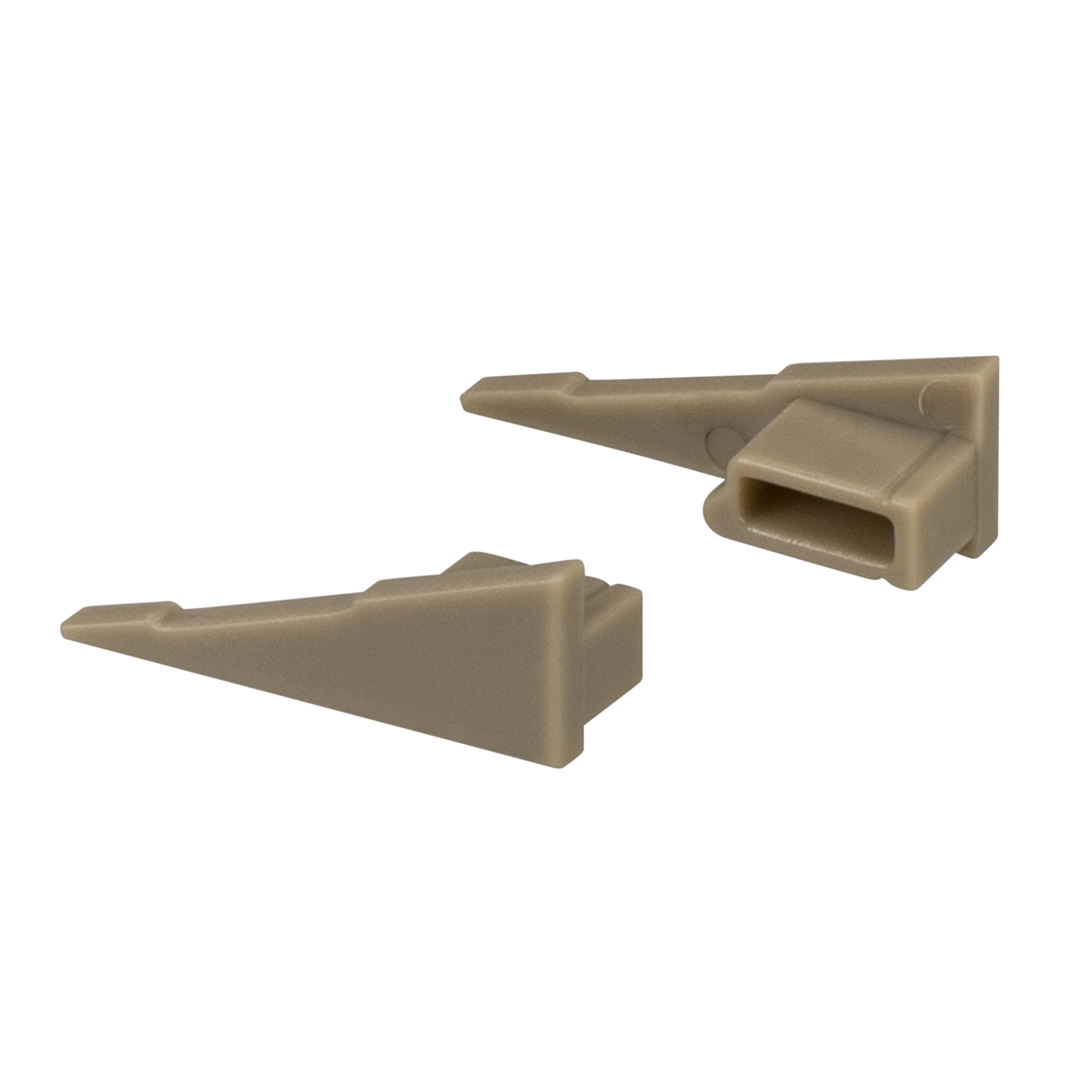 Комплект заглушек SL-MINI-SHELF-H8 OLIVE GREY 038810 - Пара заглушек (правая - с отверстием, левая - без отверстия) для профиля SL-MINI-SHELF-H8 OLIVE GREY. Цвет - оливковый серый. В комплекте 2 заглушки. Цена за комплект.