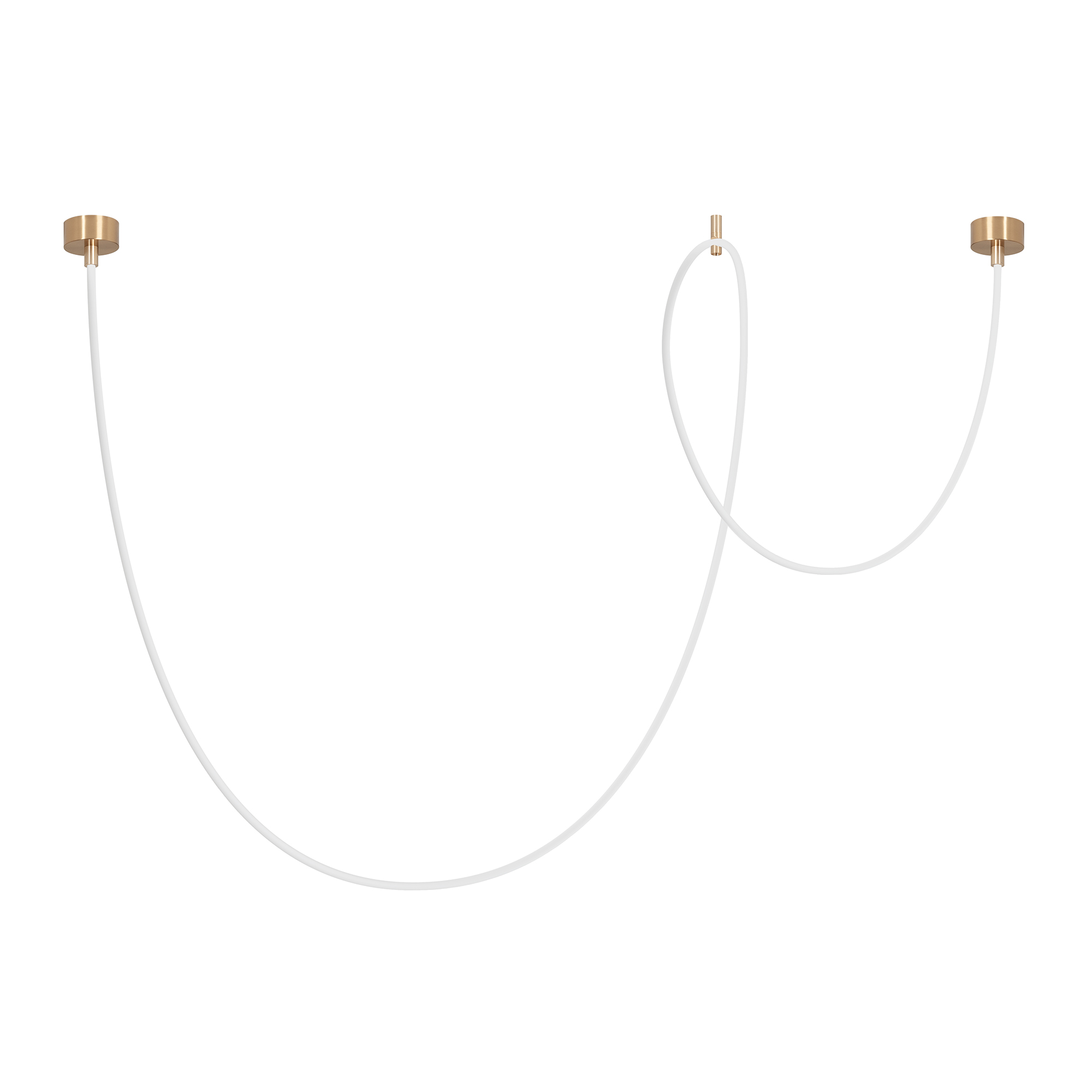 Светильник SP-TROPIC-SURFACE-R18-L5000-58W Day4000 (GD, 360 deg, 230V) 043398 - Подвесной светильник. Мощность 58 Вт, св. поток 3900 лм, 67 лм/Вт, дневной 4000 K, CRI>90, угол 360°, напряжение питания 230 В. Золотой круглый корпус из стали, силиконовая ге