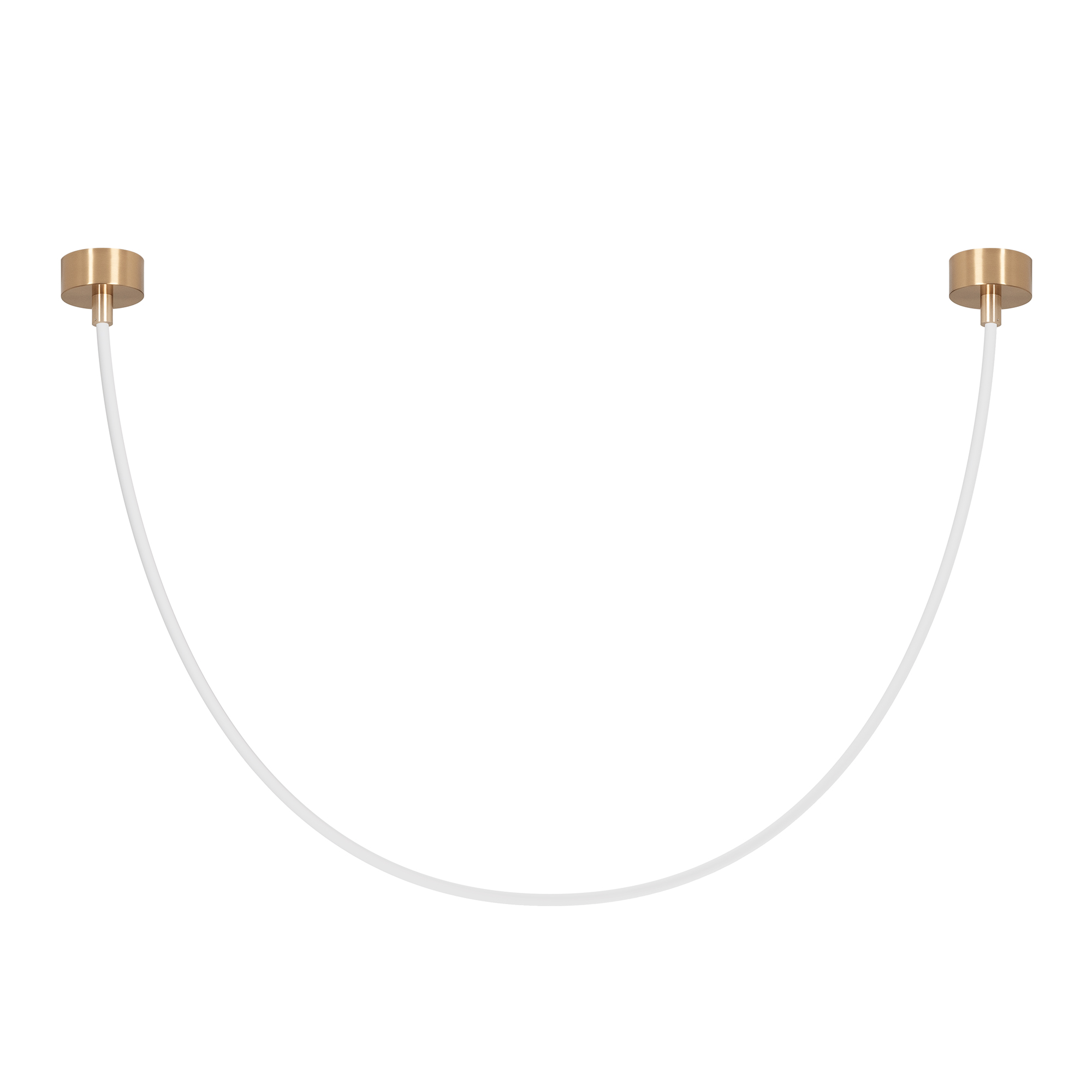 Светильник SP-TROPIC-SURFACE-R18-L2500-36W Day4000 (GD, 360 deg, 230V) 043396 - Подвесной светильник. Мощность 36 Вт, св. поток 2300 лм, 63 лм/Вт, дневной 4000 K, CRI>90, угол 360°, напряжение питания 230 В. Золотой круглый корпус из стали, силиконовая ге