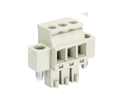 Розетка Wiecon 8813 B / 3 VR OB - Розеточный разъем, прямой, на кабель, шаг 3,81 мм, 3 полюса, номинальное сечение: 1,5 мм кв., винтовая фиксация провода, 250V, 8А, без маркировки, цвет: серый, серия 8813 B VR