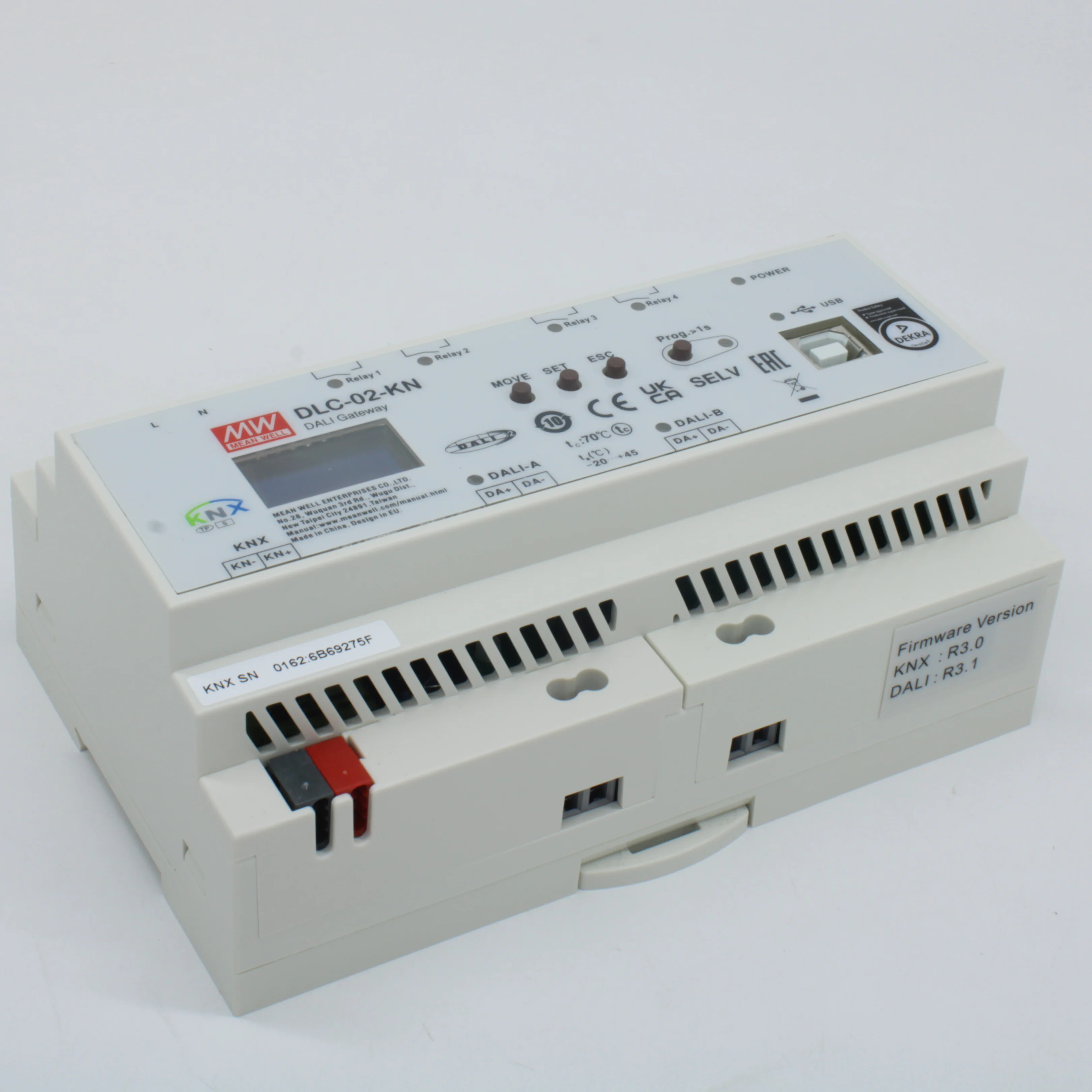 DLC-02-KN - Шлюз KNX-DALI/DALI-2, 2 канала DALI