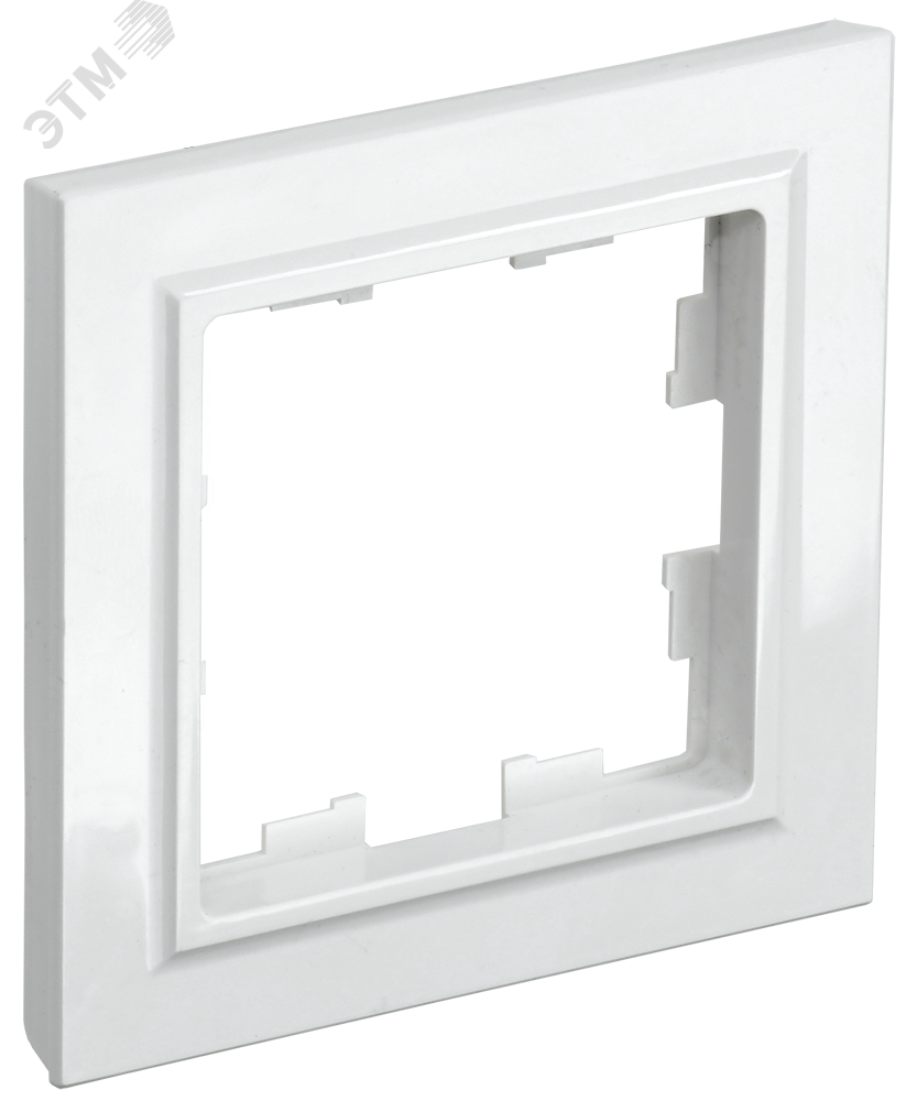 BRITE Рамка 1-мест. РУ-1-БрБ бел. BR-M12-K01-PRO