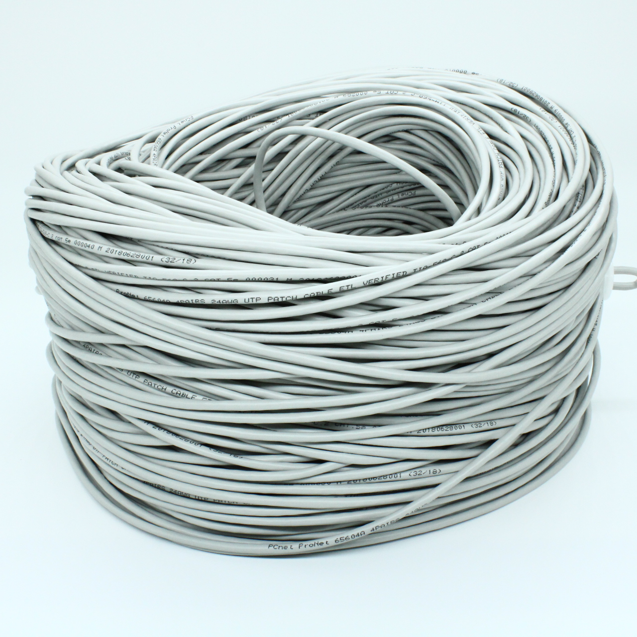 UTP4-24SR5/E G - Кабель Витая пара 8 проводов, кат. 5е, многожильный, (PCnet), бухта 300м,  серый