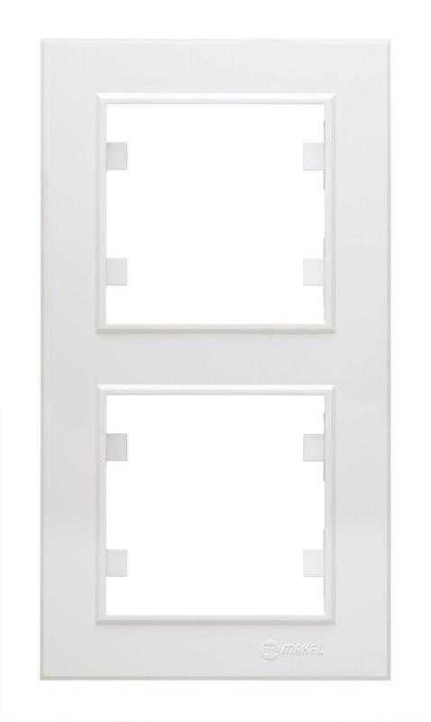 Рамка 2-м Karea вертик. бел. 56001707