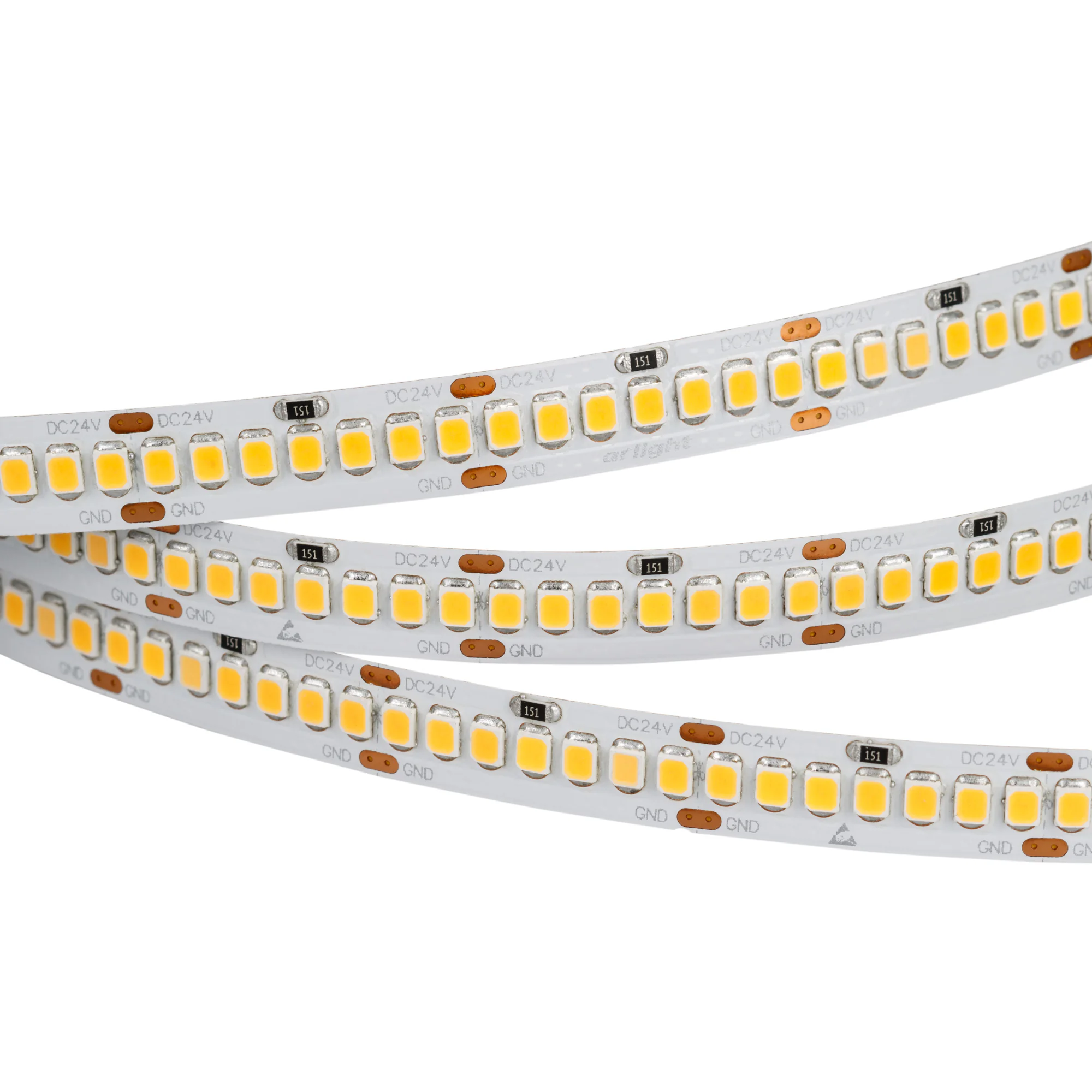 Лента RT 2-5000 24V White5500 10mm (2835, 252 LED/m, LUX) 023555 - Гибкая лента LUX, светодиоды smd 2835, 252 шт/м (1260 шт на 5м), белая плата 10 мм, скотч 3М. Цвет БЕЛЫЙ 5500-6000K. Питание 24V, мощность 10 Вт/м (50 Вт на 5м), угол 120°, цветопередача C