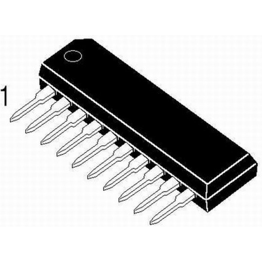 STA509A - Сборка из полевых транзисторов, 4xN-канал, 50В 3А 4Вт