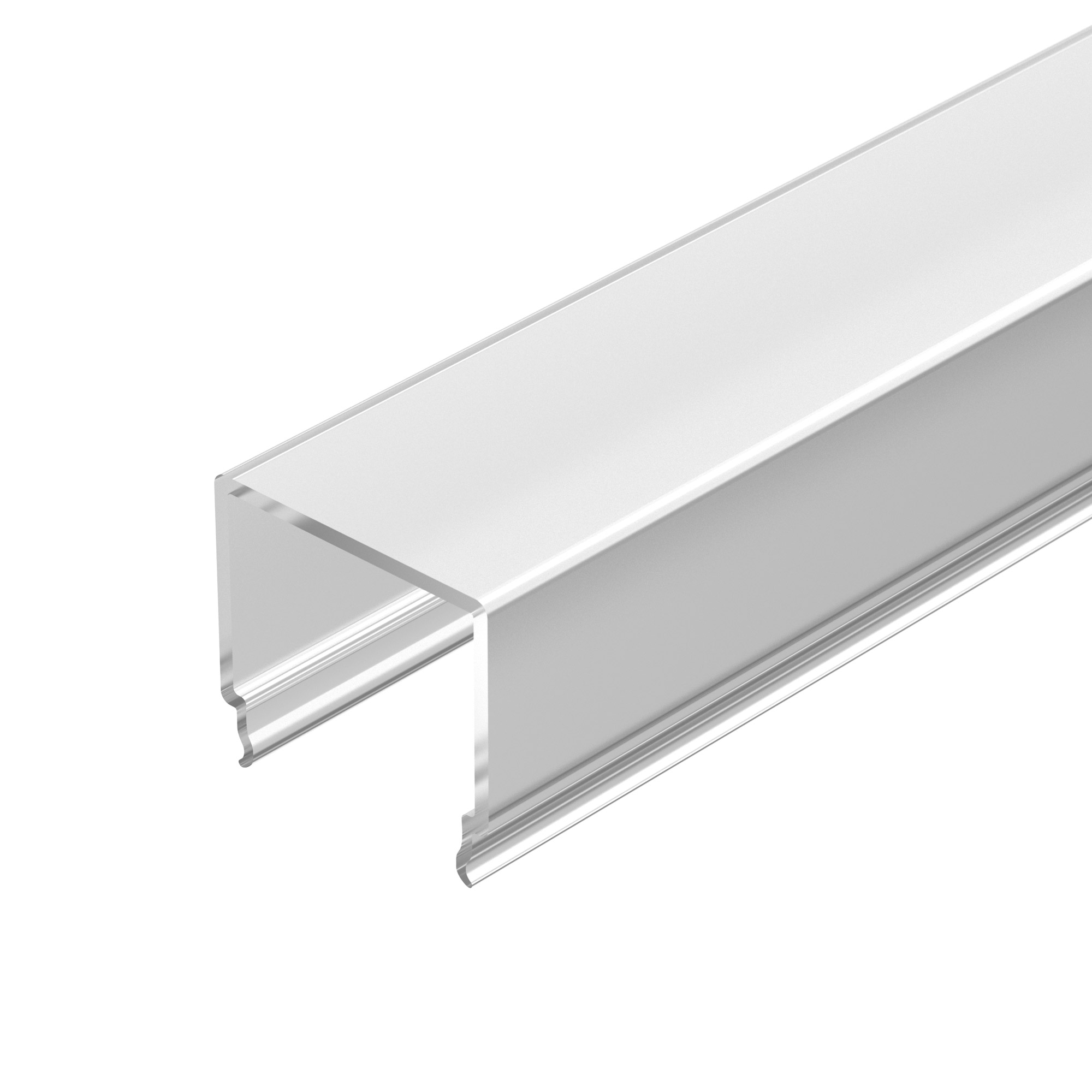 Экран ARH-LINE-3750A-VOL-2000 FROST 020576 - Полуматовый объемный экран PC для профиля ARH-LINE-3750A, выступает за пределы профиля, боковое свечение. Длина 2м. Цена за 1м.