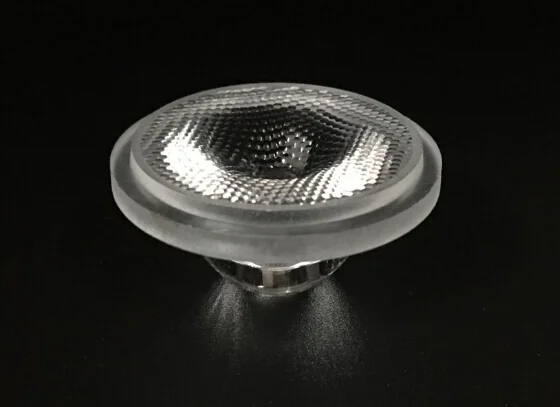 AYS35D40G - Линза для светодиода XML/5050, эфф=90%, ~40°,  D=35mm  H:16,35mm, PMMA