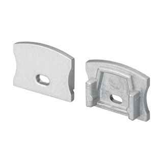 Заглушка для ALU-WIDE-H15 с отверстием 023370 - Заглушка для SlimLine Wide 15mm, с отверстием. Материал - алюминий.  Цена указана за 1шт.