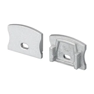 Заглушка для ALU-WIDE-H15 с отверстием 023370 - Заглушка для SlimLine Wide 15mm, с отверстием. Материал - алюминий.  Цена указана за 1шт.
