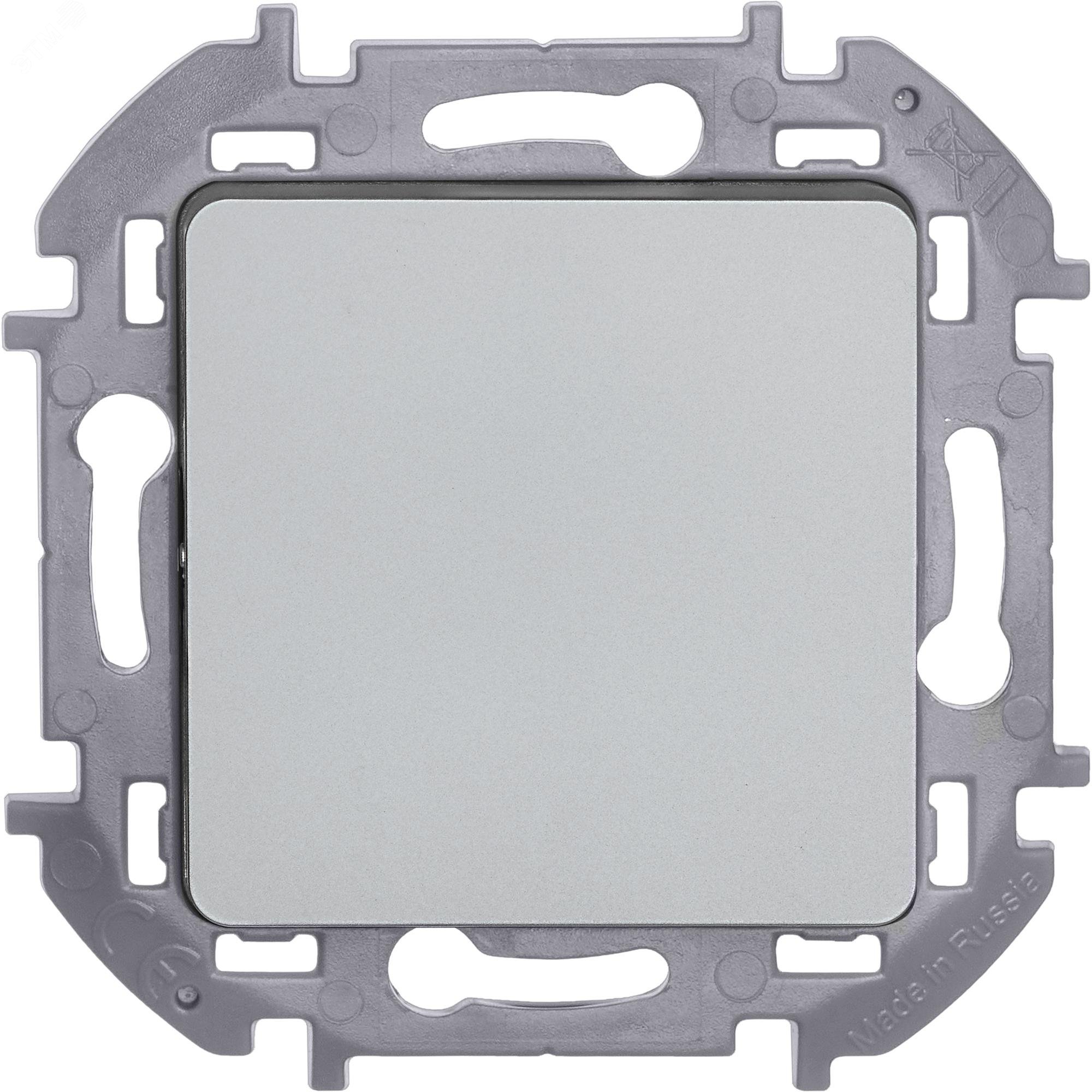 Переключатель 1-кл. Inspiria 10А IP20 250В 10AX механизм алюм. Leg 673652