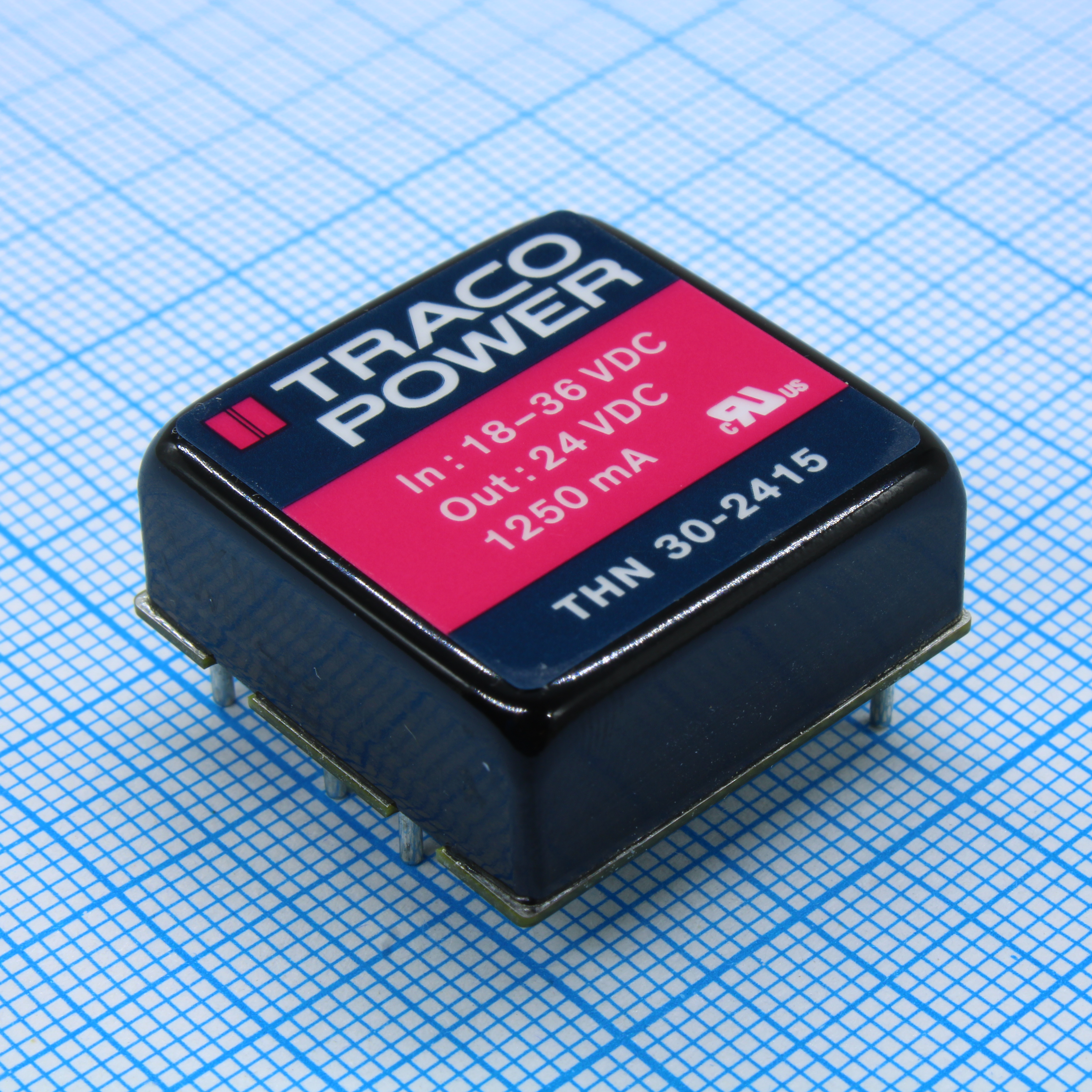 THN 30-2415 - Преобразователь DC/DC на печатную плату вход 24В выход 24В 1.25A 30Вт 6-Pin