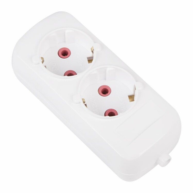 Колодка 2 гнезда с/з «Эконом» 11-8709