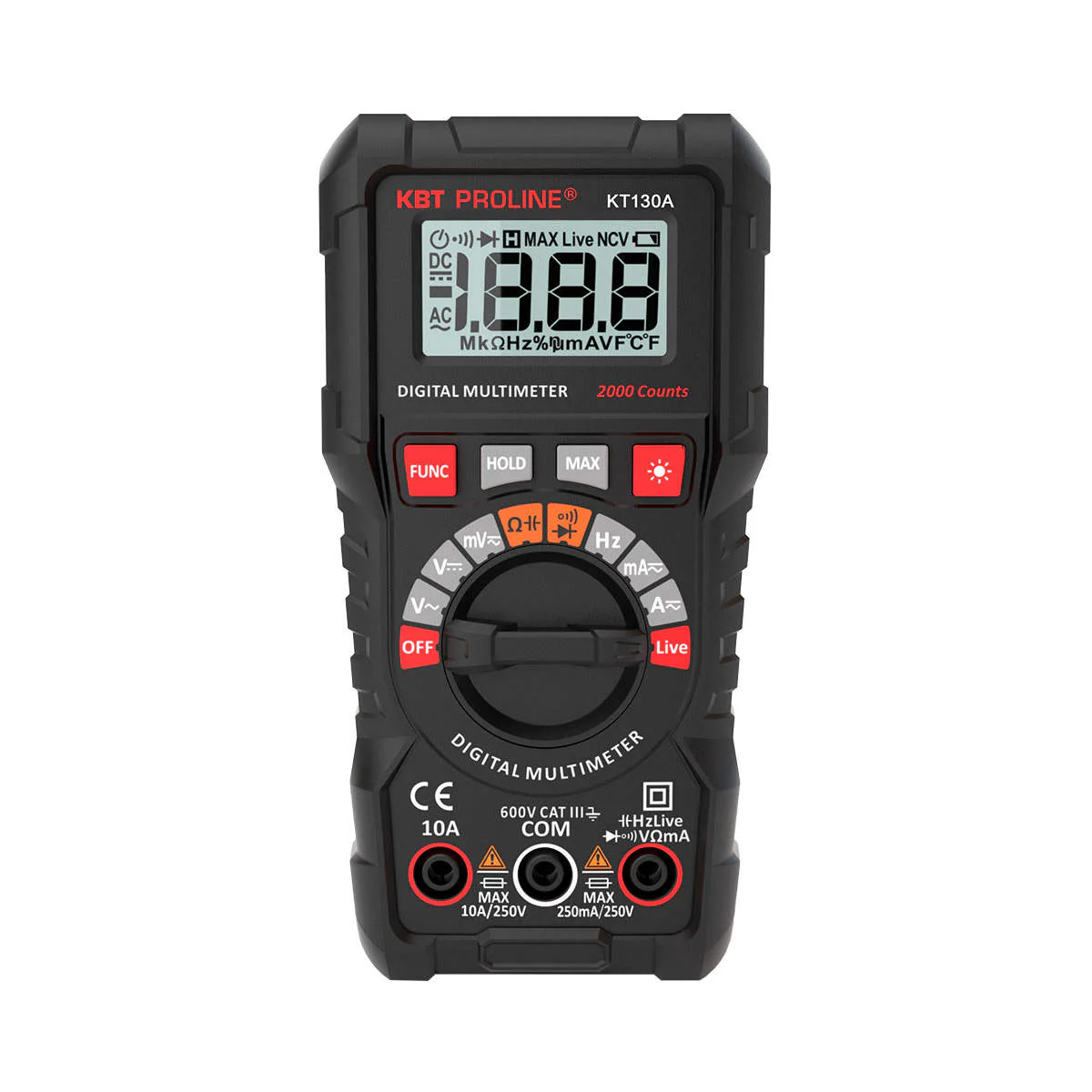 Мультиметр цифровой KT 130A серия PROLINE